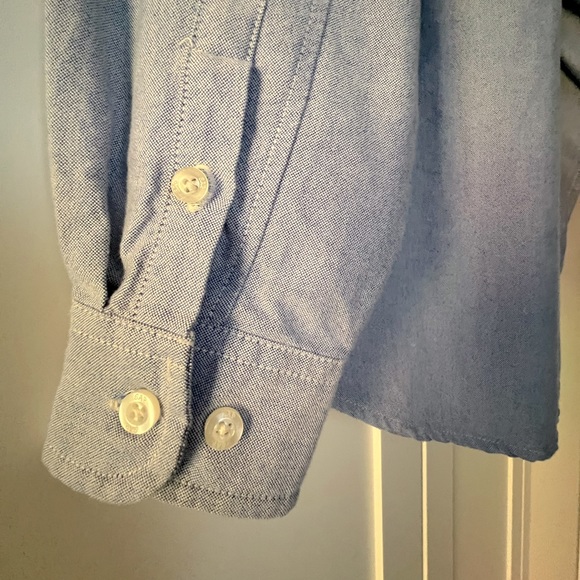 Gap Authentic boy’s Oxford shirt, blue twill - Picture 5 of 13